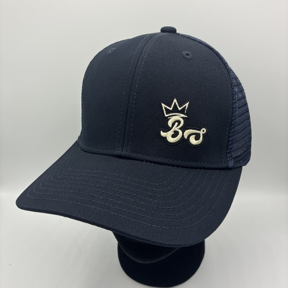 Lot of 20 Navy Trucker Hat Crown Logo Snapback Mesh Cap Adjustable New Wholesale